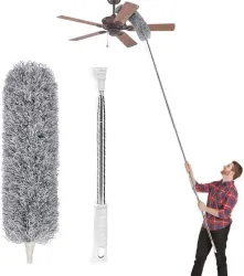ZARQITO 100inch Microfiber Ceiling Fan Duster