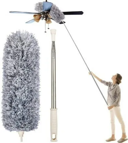Image of ZARQITO Cleaning Brush Feather Microfiber with Dust Cleaner