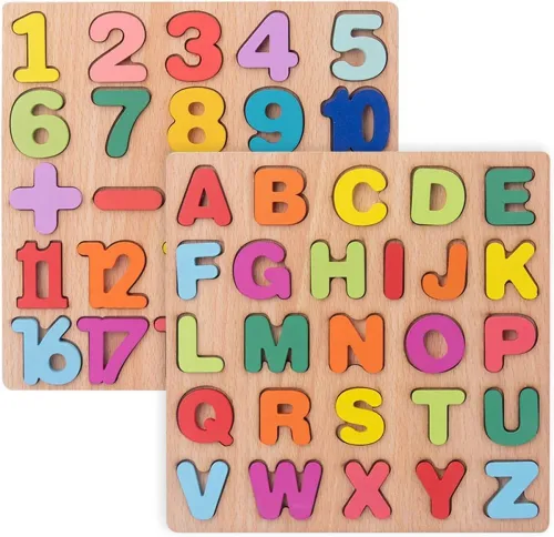 Image of ZARQITO Colorful wooden puzzle