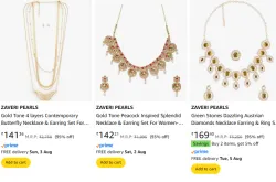 ZAVERI PEARLS Womens jewellery Upto 95% Discount