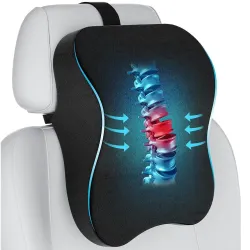 zaxty Ergonomic Memory Foam Car Neck Pillow