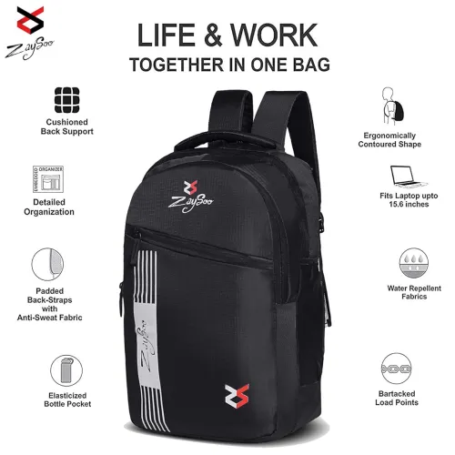 Image of ZaySoo Casual Laptop Backpack/Office Bag/School Bag/College Bag/Business Bag/Travel Backpack