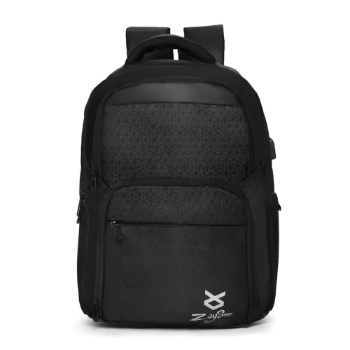 Image of ZaySoo Laptop Backpack Waterproof Fits Most 18 Inch Laptops and Features with Multiple Compartments and Pockets Trolly H