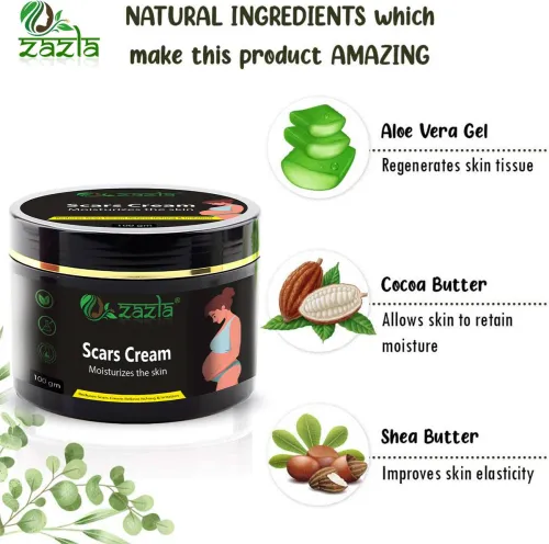 Image of Zazla Scars Cream Stretch Mark, Ageing Uneven Skin (100 g)