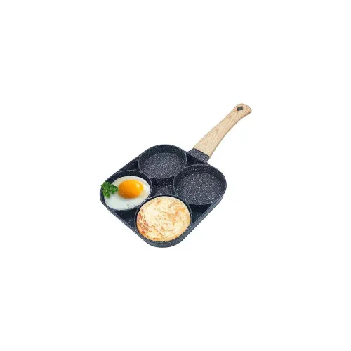 Image of ZDQTRA 4-Hole Non-Stick Egg Frying Pan