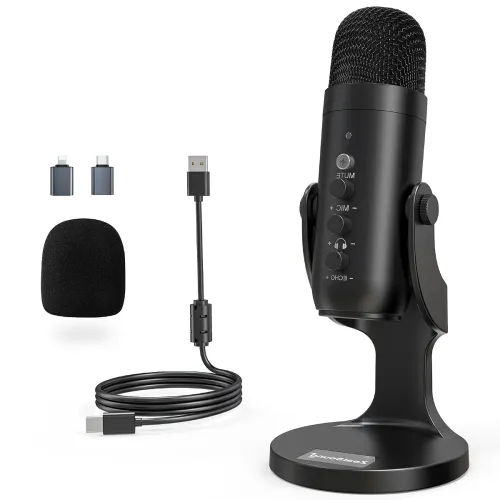 Image of zealsound USB Microphone, Condenser Computer Mic