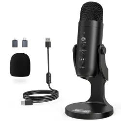 zealsound USB Microphone, Condenser Computer Mic