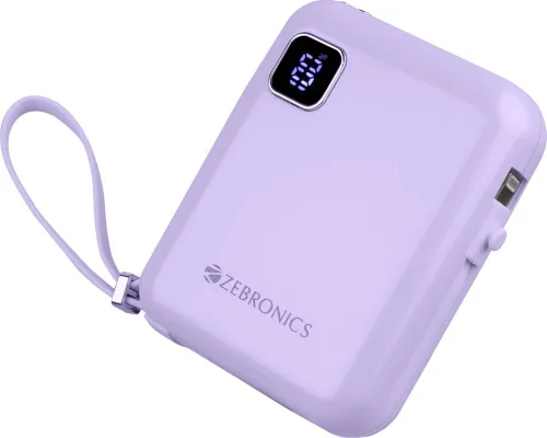 Image of ZEBRONICS 10000 mAh 22.5 W Compact Power Bank 