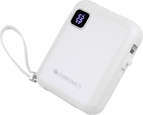 Image of ZEBRONICS 10000 mAh 22.5 W Compact Power Bank