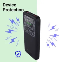 ZEBRONICS 10000 mAh 22.5 W Slim Power Bank