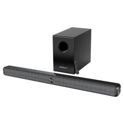 ZEBRONICS 120 Watts Soundbar, Home Theatre, Dual Racetrack Drivers Soundbar, 13.33cm Subwoofer, HDMI ARC, Bluetooth v5.1