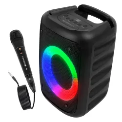 ZEBRONICS 20W Portable Bluetooth Speaker Upto 5Hrs Playback 6.3mm Mic Input