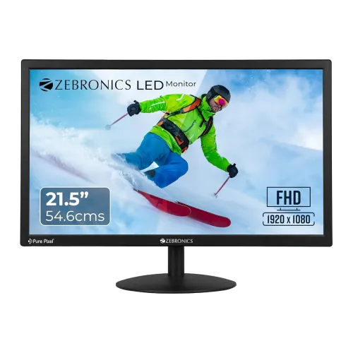 Image of Zebronics 21.5” (54.6cm) LED Monitor