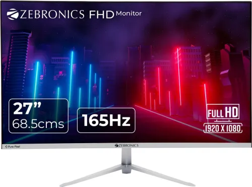 Image of ZEBRONICS 68.58 cm (27 inch) Full HD VA Panel Wall Mountable Gaming Monitor