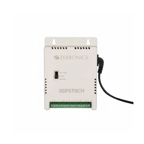 Image of Zebronics 8 Channel CCTV Power Supply| 12V SMPS Adapter with LED Indicators