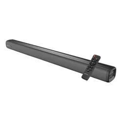 ZEBRONICS 80W Soundbar with Dual Drivers, 2.0 Channel with Dual Drivers, BTv5.4, TV ARC, USB, AUX, LED Indicator, Remote Control, Wall Mountable, (Juke Bar 2550)