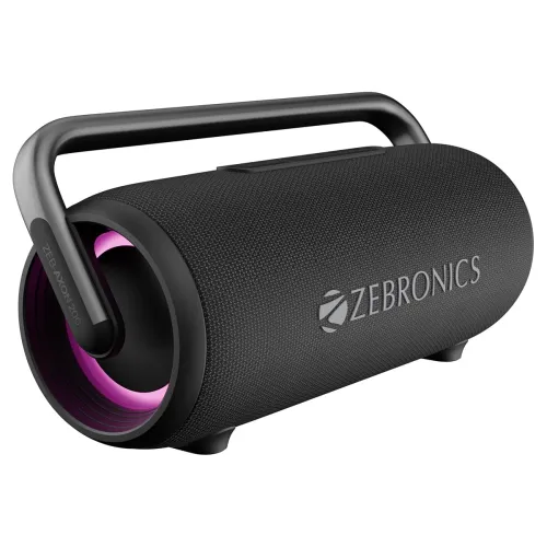 Image of ZEBRONICS AXON 200 Portable Party Bluetooth Speaker, 180W RMS, 5 Drivers + 2 Passive Radiators, Z-Sync Mode, IPX6, Upto 