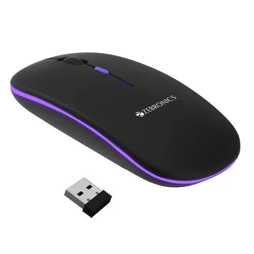 Image of ZEBRONICS Blanc Slim Wireless Mouse 