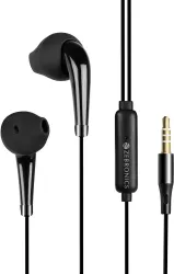 ZEBRONICS Calyx Wired Earphones 3.5mm Mic Deep Bass