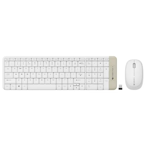 Image of ZEBRONICS Companion 104 2.4GHz Wireless Keyboard & Mouse Combo, 100 Keys