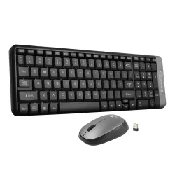 ZEBRONICS Companion 104 2.4GHz Wireless Keyboard & Mouse Combo, 100 Keys, Laser Printed Keycaps, Integrated Multimedia K