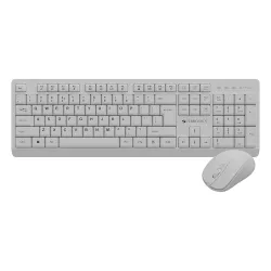 Zebronics Wireless Keyboard & Mouse Combo, 104 UV-Coated Keys, ₹ Key, 12 Multimedia Keys, Retractable Stand, 4 Button Mo