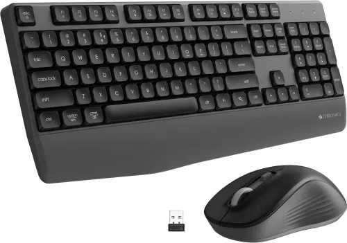Image of ZEBRONICS Companion 202 Wireless Keyboard Mouse Combo