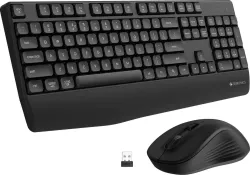 ZEBRONICS Companion 202 Wireless Standard Desktop Keyboard Compatible with Desktop, Laptop, Mac 104 Keys, Copilot AI Key