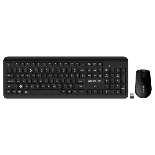 Image of ZEBRONICS Companion 203, 2.4GHz Wireless Keyboard & Mouse Combo, Copilot AI Key