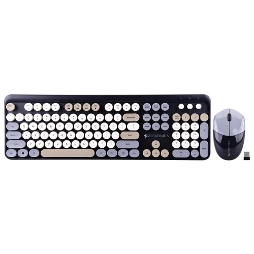 Image of ZEBRONICS Companion 301 2.4GHz wireless keyboard & mouse combo 