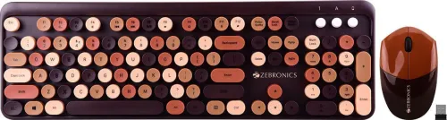 Image of ZEBRONICS Zeb-companion 301 Wireless Standard Desktop Keyboard Compatible with Desktop, Laptop, Mac Easy to Use,Plug and