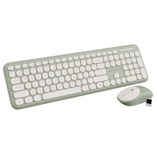 Image of ZEBRONICS Companion 302 2.4GHZ Wireless Keyboard & Mouse Combo with UV Printed Keys,13 Multimedia Keys,800 /1400 /1600 D