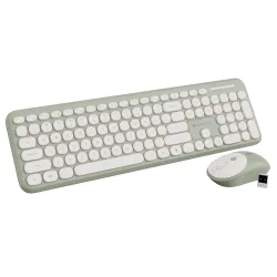 ZEBRONICS Companion 302 2.4GHZ Wireless Keyboard & Mouse Combo with UV Printed Keys,13 Multimedia Keys,800 /1400 /1600 D