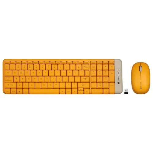Image of ZEBRONICS Companion 104 2.4GHz Wireless Keyboard & Mouse Combo