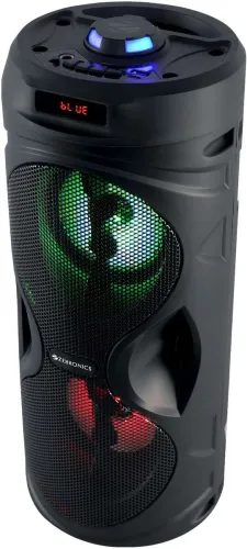 Image of ZEBRONICS County Pro 12 (PSPK 56), BTv5.4, 18h backup, Dual 10.16cm Drivers 20 W Bluetooth Speaker (Black, Mono Channel)