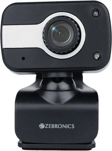 Image of ZEBRONICS Crystal Clear 0.3 Webcam with Built-In Microphone