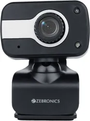ZEBRONICS Crystal Clear 0.3 Webcam with Built-In Microphone
