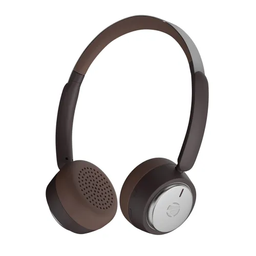 Image of ZEBRONICS Duke 2 PRO Wireless Headphones, 50H Playtime, ENC, Gaming Mode (Brown)