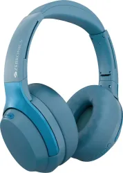ZEBRONICS ZEB-WHP 6 ( Duke Plus ), 70H Backup, ANC, ENC, Dual Pairing, BT v5.4,Gaming Mode Bluetooth (Blue, On the Ear)