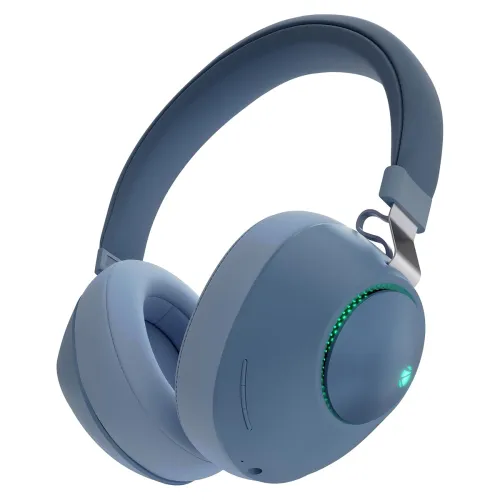 Image of Zebronics Duke Wireless Headphones (Blue, 60H)