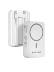 ZEBRONICS EnergiSafe 10R2 10000mAh MagSafe Power Bank - White