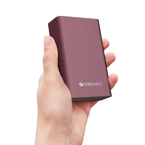 Image of ZEBRONICS EnergiTank 20MR1 Metal Power Bank 20000 mAh 22.5W Super Fast Charging PD 3.0