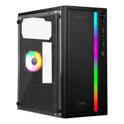 Zebronics Froz Gaming Cabinet – RGB Fan, USB 3.0, Acrylic Panel (mATX/Mini ITX)