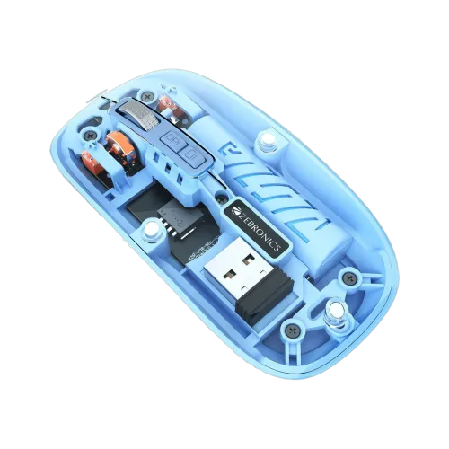 Image of ZEBRONICS Glassy 10 Ambidextrous Optical Mouse