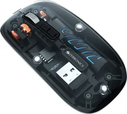 Zebronics Glassy 10 Wireless Optical Mouse 1600 DPI