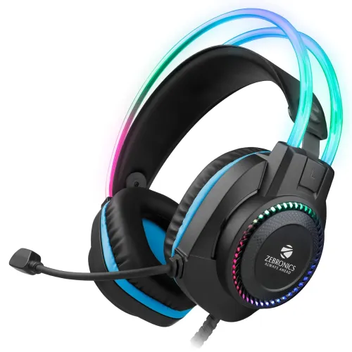 Image of Zebronics Jet PRO Premium Wired Gaming On Ear Headphone | 40mm Drivers