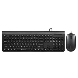 ZEBRONICS JUDWAA 880 Wired USB Keyboard & Mouse Combo, Plug & Play, 105 +12 Integrated Multimedia Keys