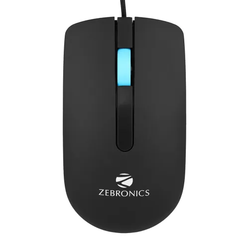 Image of ZEBRONICS Juggle Wired Optical Mouse (1200 DPI)