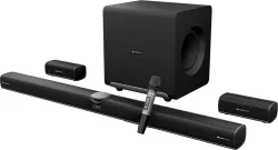 ZEBRONICS Juke Bar 11000 Dolby Atmos,DTS:X,Wireless Subwoofer & Satellite 1610 W Bluetooth Soundbar (Black, 11.2.4 Channel)