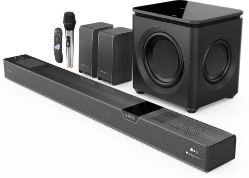 Image of ZEBRONICS Juke Bar 10000 Dolby Atmos 1100 W Bluetooth Soundbar (Black, 7.2.4 Channel)
